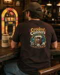 Funny Beer Lover Shirt | Crooked Coasters Drinking Society Tee | Brewery Graphic T-Shirt | Tavern Game Night Gift