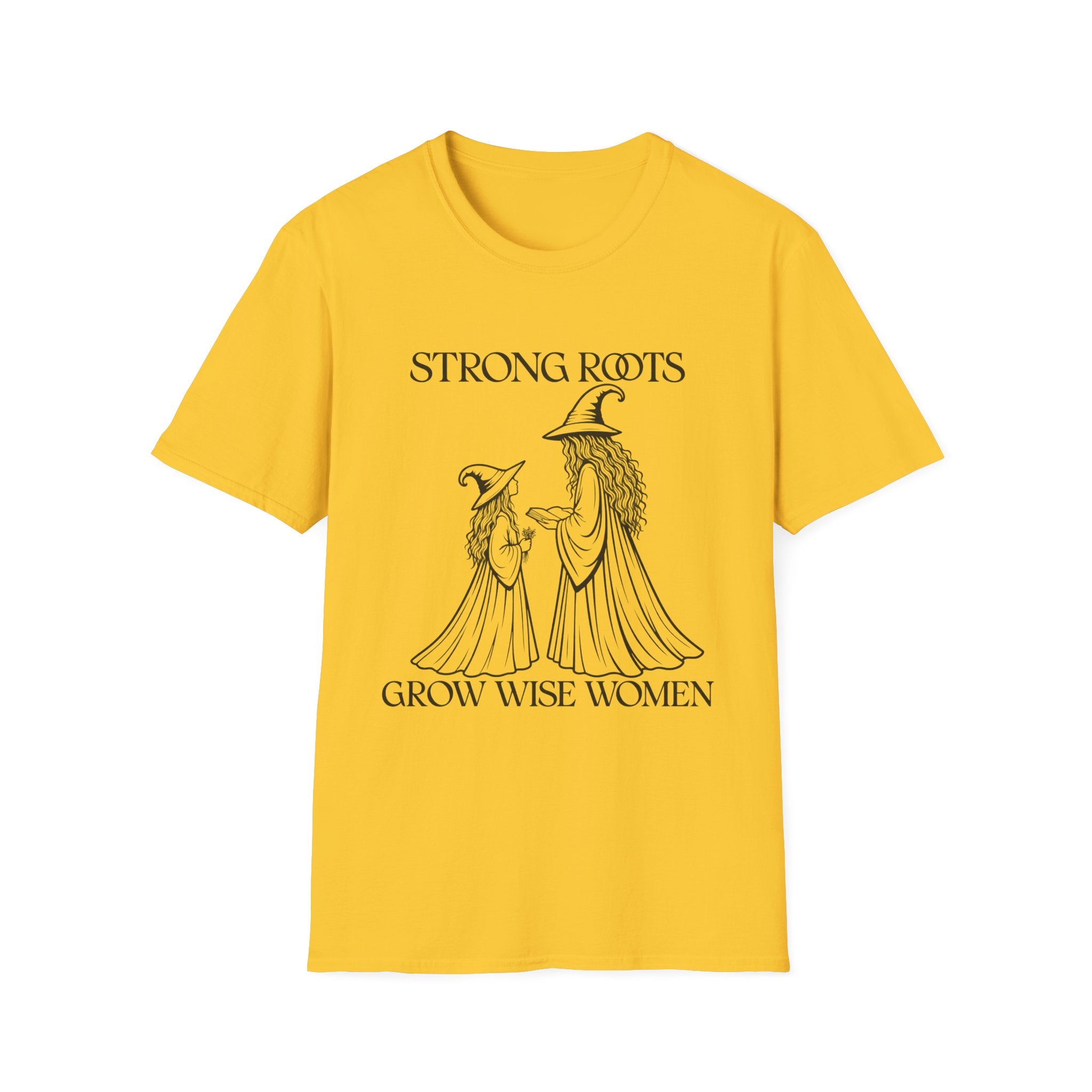 Strong Roots Grow Wise Women T-Shirt | Witchy Mother Daughter Graphic Tee