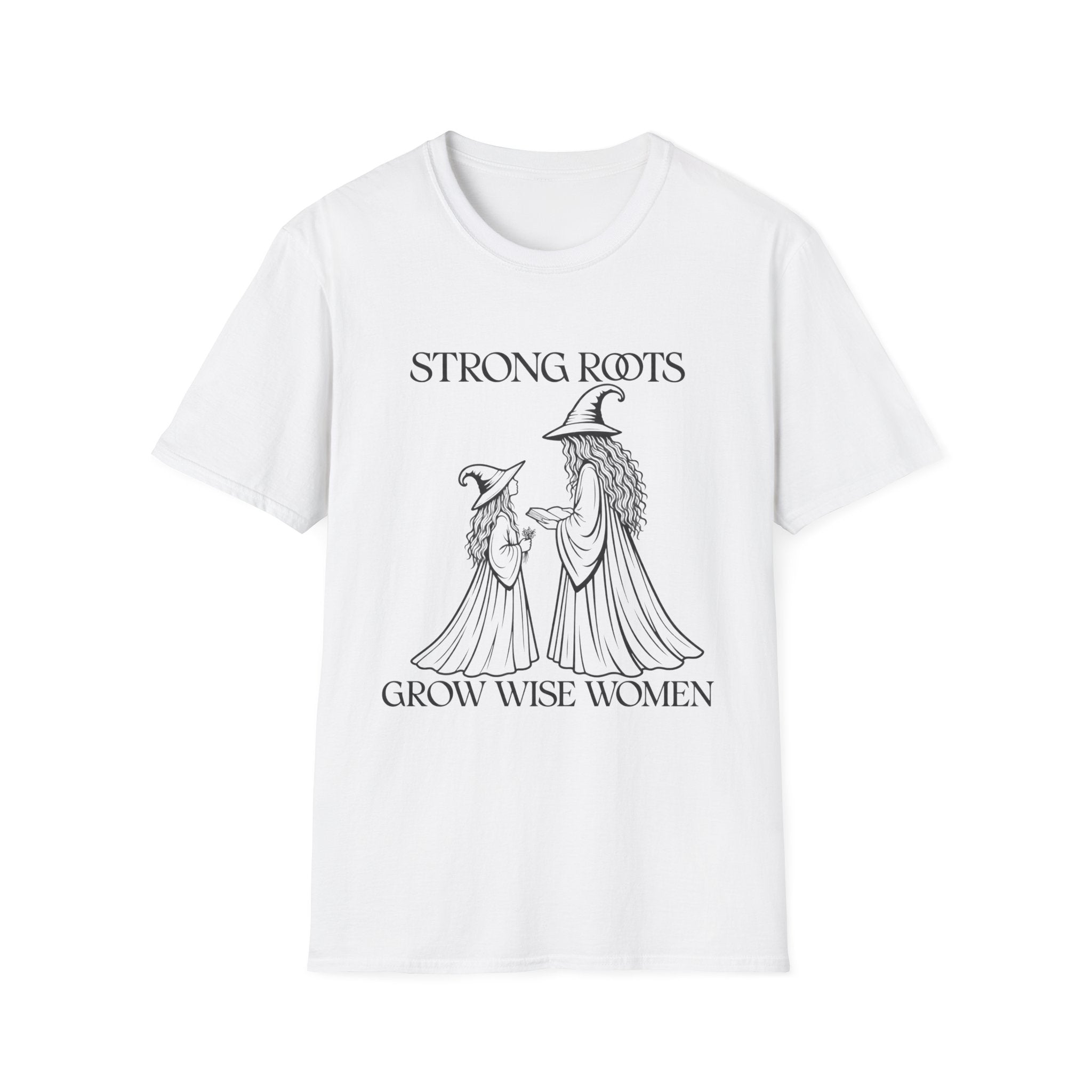 Strong Roots Grow Wise Women T-Shirt | Witchy Mother Daughter Graphic Tee