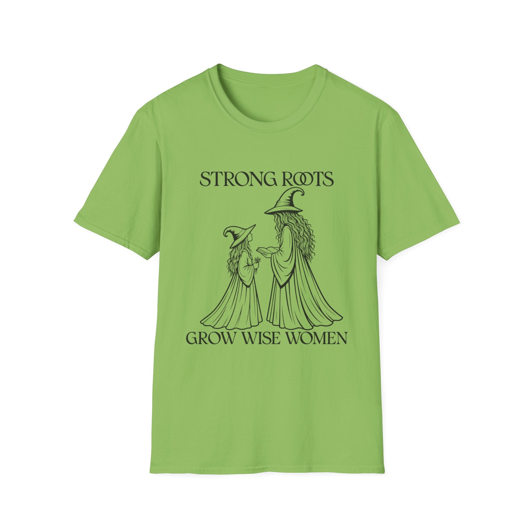 Strong Roots Grow Wise Women T-Shirt | Witchy Mother Daughter Graphic Tee