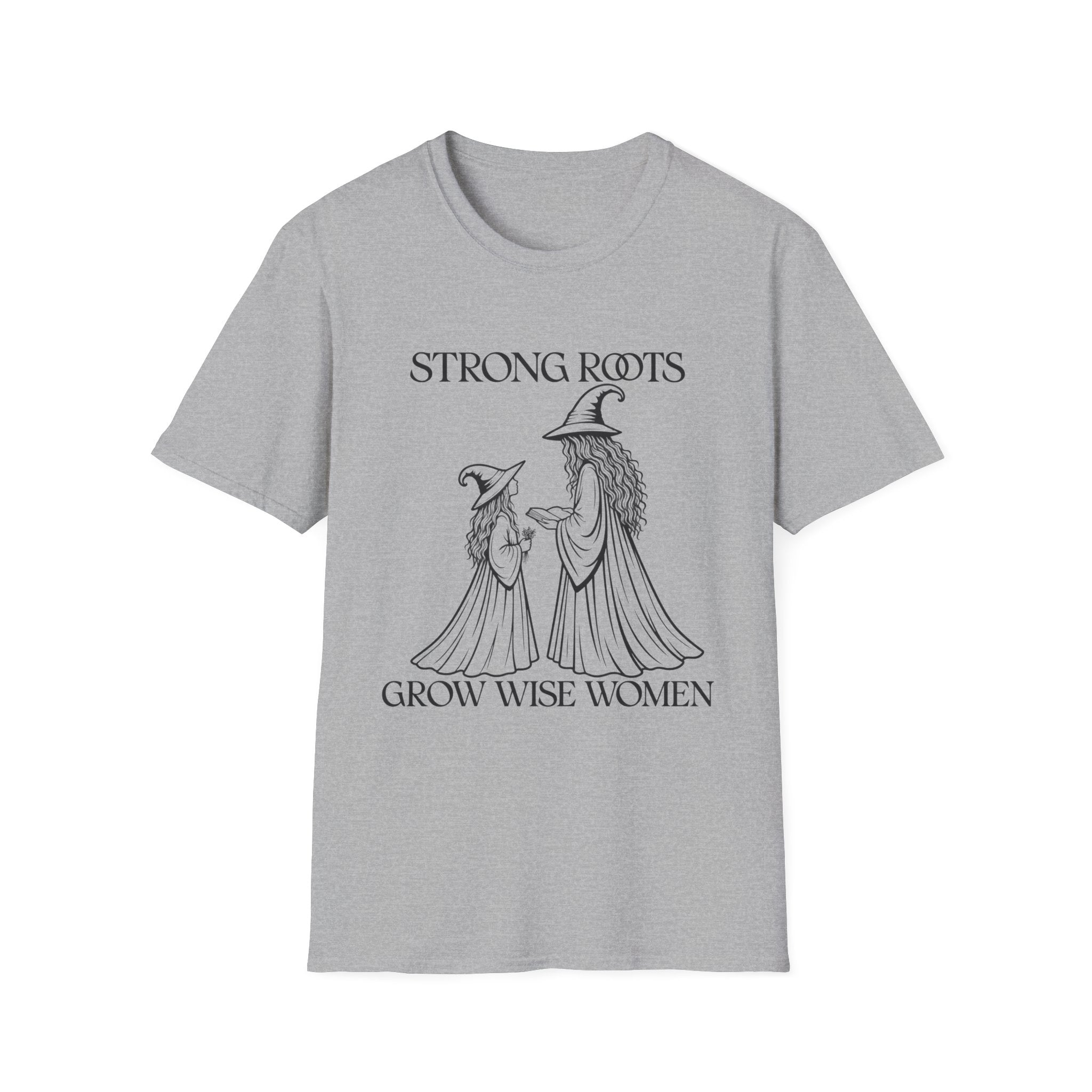 Strong Roots Grow Wise Women T-Shirt | Witchy Mother Daughter Graphic Tee