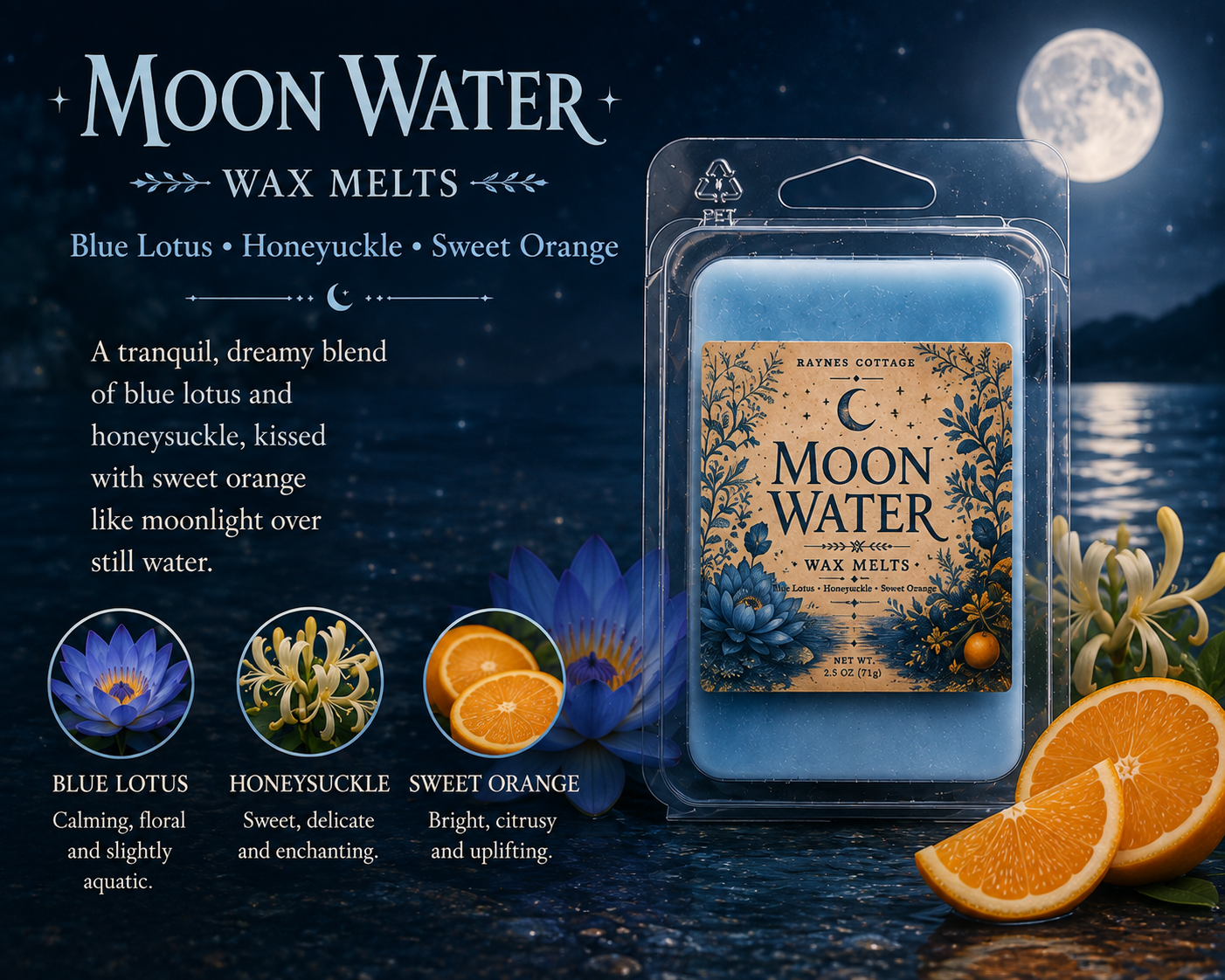 Moon Water Wax Melts