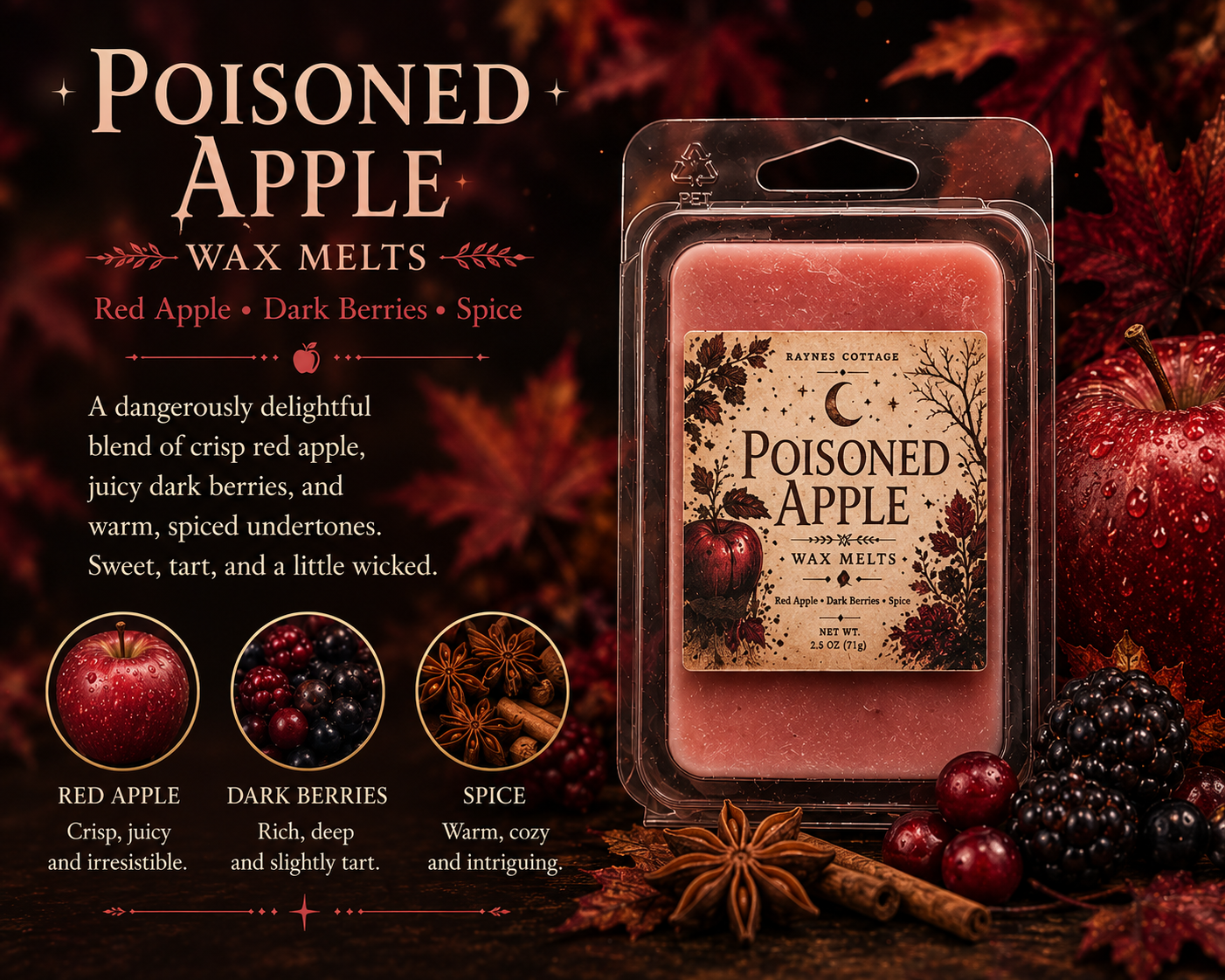 Poisoned Apple Wax Melts