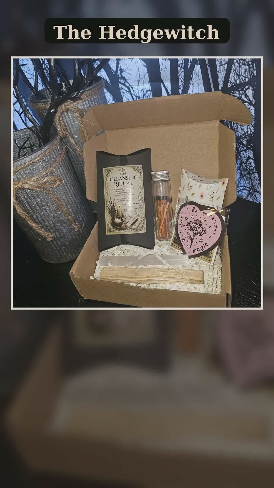 Raynes Cauldron Mini curated collection product video featuring sample ritual items